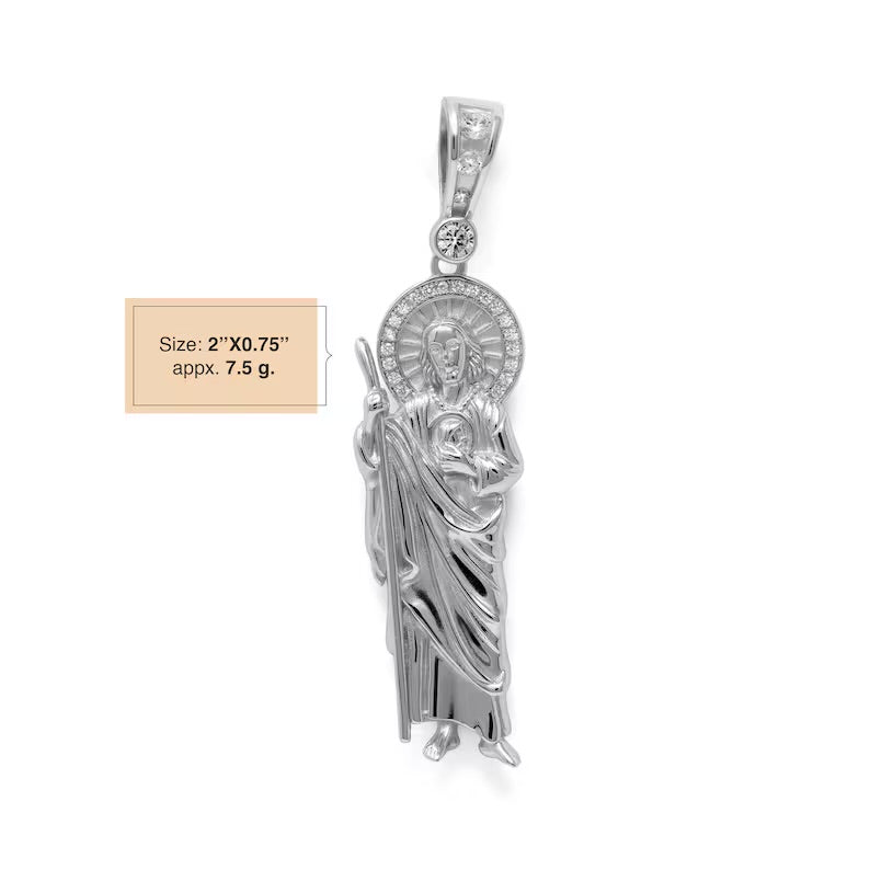 14k Gold Jesus Pendant