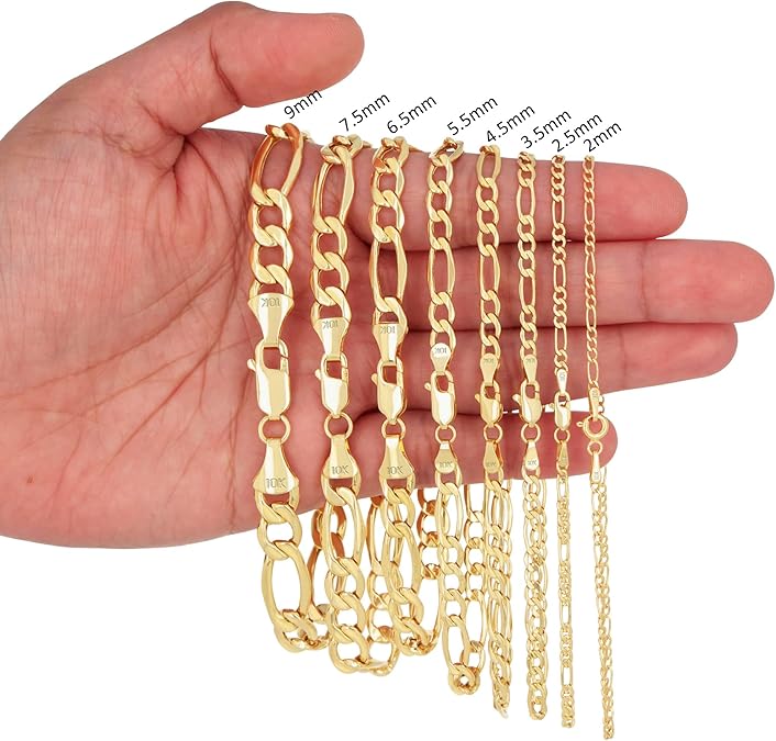 14k Gold Figaro Chain