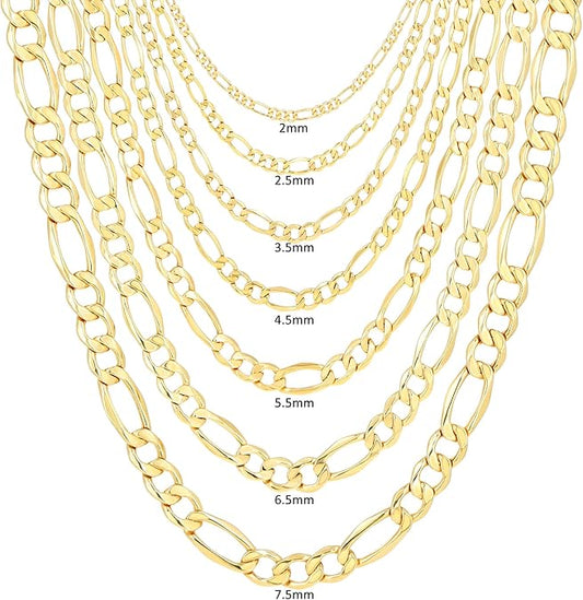 14k Gold Figaro Chain